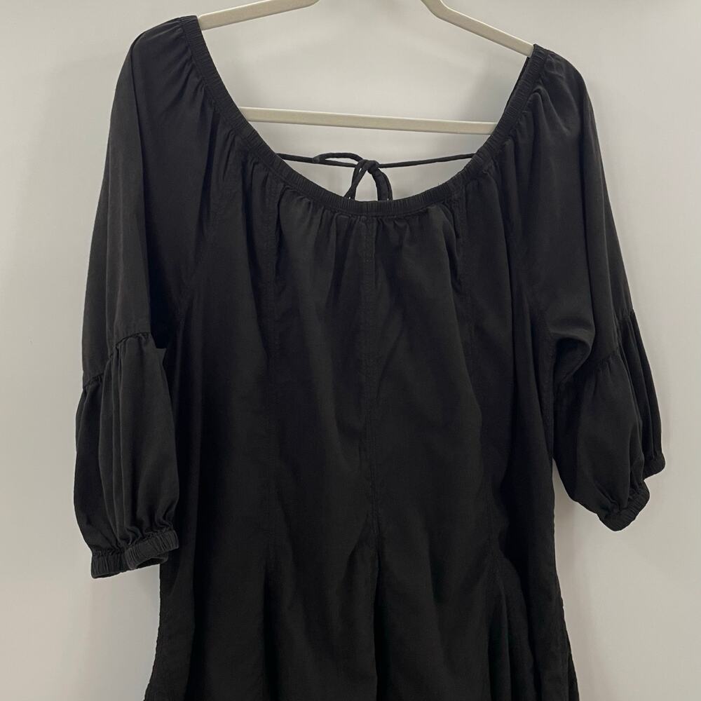 Anthropologie Daily Practice Mollie Tunic Dress Black M - Picture 5 of 10
